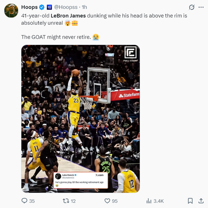 41岁勒布朗又创四历史第一！近三战场均29+8+8 湖媒：永远不该退役|湖人|詹姆斯|场均三双数据|洛杉矶湖人队|勒布朗-詹姆斯_新浪体育_新浪新闻