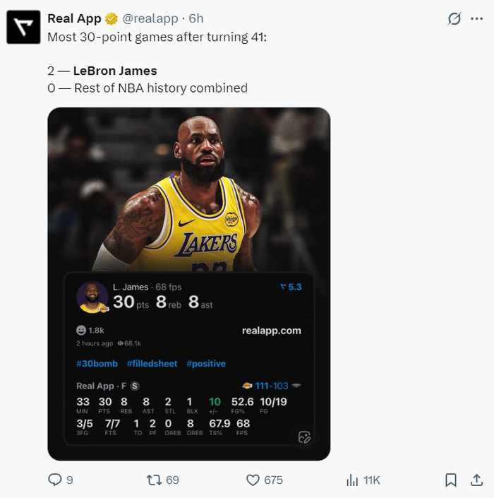 41岁勒布朗又创四历史第一！近三战场均29+8+8 湖媒：永远不该退役|湖人|詹姆斯|场均三双数据|洛杉矶湖人队|勒布朗-詹姆斯_新浪体育_新浪新闻
